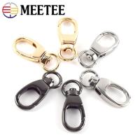 【CW】 5/10Pc Metal Swivel Clasp Keychain Clip Buckle Dog Leash Lanyard Leather