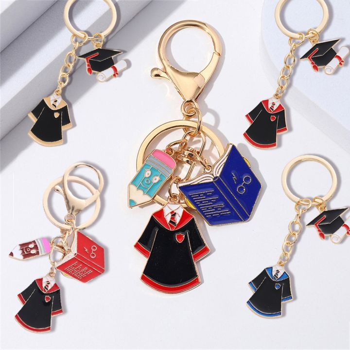 cute-academic-dress-keychain-with-metal-bachelors-cap-pendant-for-students-bag-charms-accessories-creative-graduation-gifts-key-chains