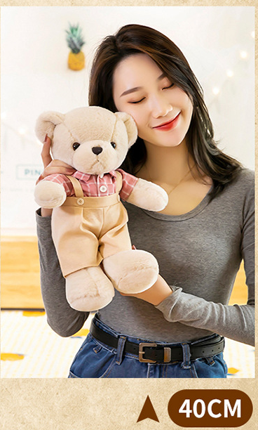 ตุ๊กตาหมี-teddy-ตุ๊กตาหมีผู้ชาย-ตุ๊กตา40-cm-วาเลนไทน์-พร้อมส่งจากไทย