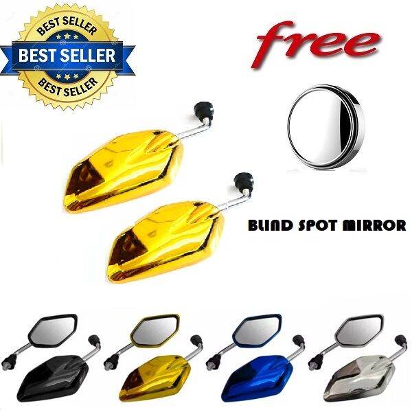 YAMAHA Mio Sporty/ Motorcycle Side Mirror dahon type short stem color