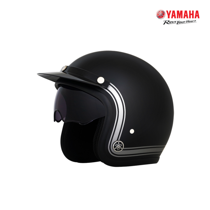 yamaha-หมวกกันน็อกแกรน์ฟีล่าโน่ไฮบริด-สีดำ