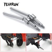 【YF】 YEAHRUN 2Pcs Stainless Steel Dog Bone Front Drive CVD Shaft for Axial SCX24 90081 1/24 RC Crawler Car Truck Model Upgrade Parts