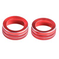 ☌❍ for 3 2019 2020 2021 Air Conditioning Knob Ring Protection Cap Decorative Circle Car Accessories