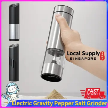 Electric Pepper Mill Sets,Herb Coffee Grinder,Automatic Gravity Induct