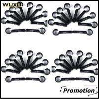 WUXU 40PCS เอบีเอสเอบีเอส คลิปแสงหมวกกันน็อค สีดำสีดำ อุปกรณ์เสริมไฟหน้า ความปลอดภัยและความปลอดภัย คลิปแสงหมวกแข็ง หมวกกันน็อค