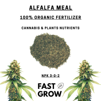 Alfalfa Meal Fertilizer 100% ออร์แกนิค  ปุ๋ยอัลฟัลฟ่าคุณภาพระดับพรีเมี่ยมโดย FastGrow