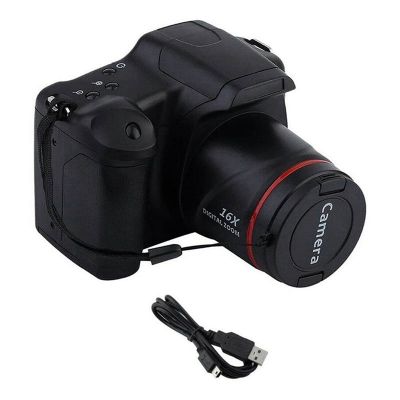 Portable Travel Vlog Camera Photography 16X Digital Zoom 1080P HD SLR Camera Anti-Shake Photo Cameras for Live Stream