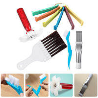 Ajigo【Hot Sale】 1 ชุด Air Conditioner Fin Combs AC คอนเดนเซอร์แปรง Fin Combing เครื่องมือหม้อน้ำทำความสะอาด