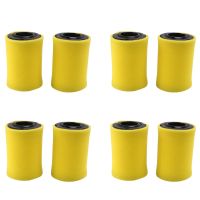 Mower Air Filters Replace for Briggs Stratton 796031 (591334 or 594201) Plus 797704 Foam Pre-Cleaner (Pack of 8)