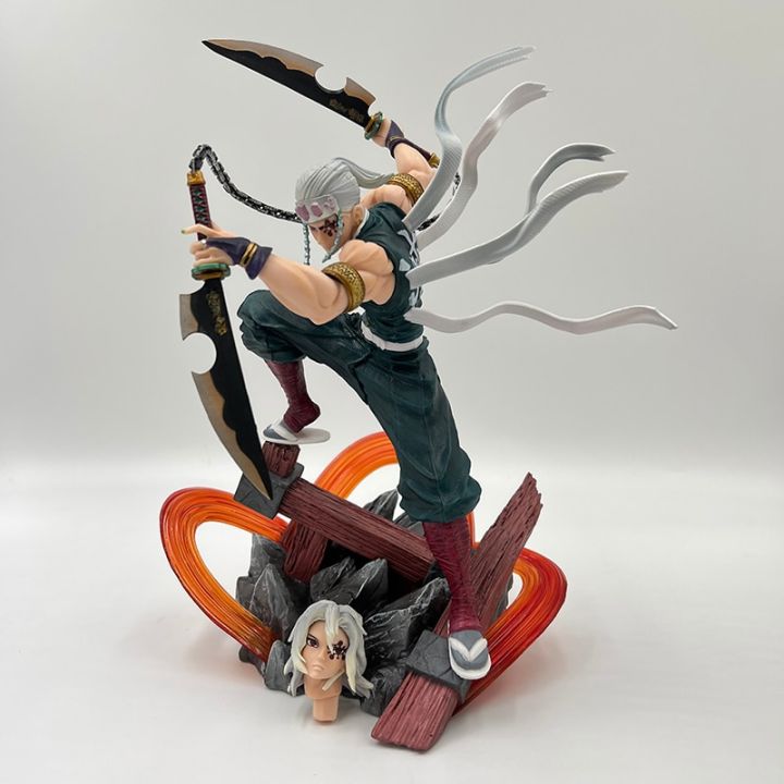action-figureszzooi-27cm-demon-slayer-uzui-tengen-anime-figure-kimetsu-no-yaiba-action-figure-battle-uzui-tengen-figurine-collectible-model-doll-toy-action-figures