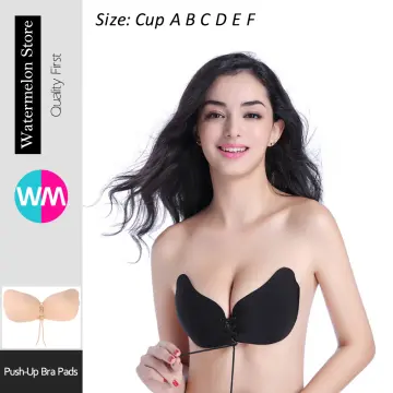 Cupe A /B /C /D /E Invisible Strapless Gel Push-Up Bra For Women