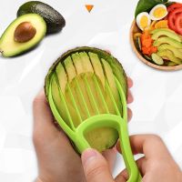 3 In 1 18 Avocado Slicer/ Butter Fruit Peeler Cutter/ Multifunction Pulp Separator/ Plastic Fruit Vegetable Tools