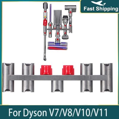 อุปกรณ์จัดเก็บแผ่นฐานรองชั้นวางอุปกรณ์จัดเก็บแปรงสำหรับ Dyson V7 V8 V11 K9แบบเสาแท่นชาร์จฐานหัวฉีด