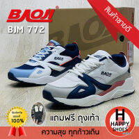 ?ส่งเร็ว?ส่งด่วน??แถมฟรี!!!ถุงเท้าข้อสั้น1คู่?รองเท้าผ้าใบชาย BAOJI รุ่น BJM772 URBAN SOCIETY