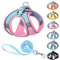 ZZOOI Classics Dog Harness Pet Dog Clothes Breathable Dog Vest For Small Dogs Vest Reflective Yorkshire Dog Supplies Pet Accessories