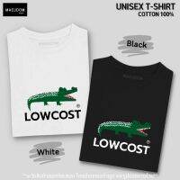 การออกแบบเดิมเสื้อยืด LOWCOST ผ้า Cotton 100% (นำรูปไปใช้มีความผิดทางกฎหมาย)S-5XL