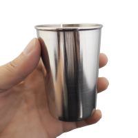 hot【DT】﹉  30/70/180/320ML Glasses Metal Beer Cup Wine Cups Drinkware Set Accessories 1PC