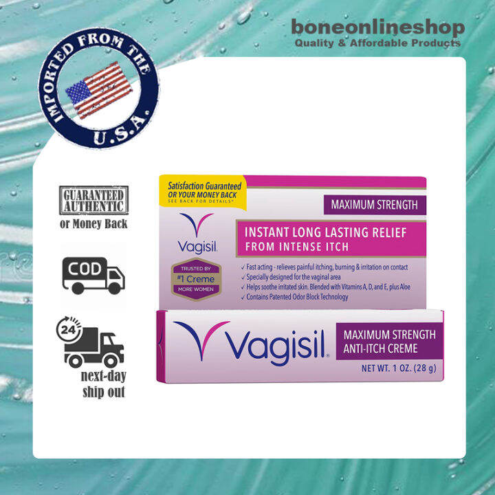 Vagisil Maximum Strength Feminine AntiItch Crème with Benzocaine for