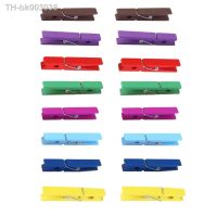 卍 Clothespins Clothes Wooden Mini Clips Pegs Clip Pin Photo Craft Picture Wood Colored Crafts Baby Decorative Photos Clothespin