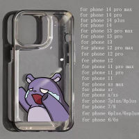 For IPhone 14 Pro Max IPhone Case Thickened TPU Soft Case Clear Case Shockproof Sad Baku Compatible with For 13 Pro Max