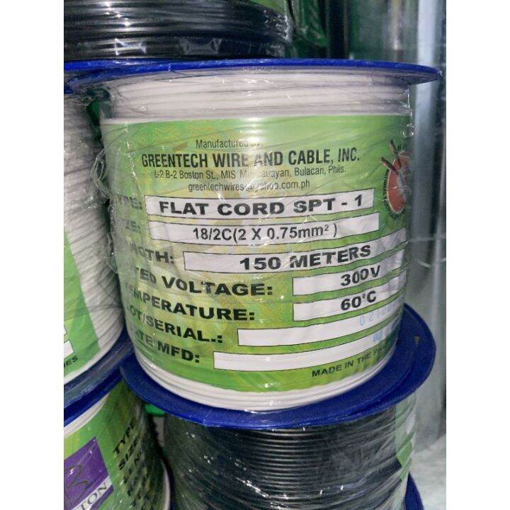 BOSTON FLAT CORD DUPLEX WIRE 16 / 18 / 22 (sold per roll ) Lazada PH