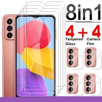 （SPOT EXPRESS） M13 Samsung Galaxy 8 In 1กระจกนิรภัยสำหรับปกป้องหน้าจอคลุมทั้งหมดฟิล์มเลนส์ม. 13 6.6 Quot; แก้วป้องกัน