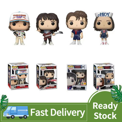 1ชิ้น Funko คนแปลกหน้าสิ่งที่ฤดูกาล4ป๊อปของเล่น Dustin สตีฟเอ็ดดี้โรบินรูปการกระทำรุ่นของสะสมเครื่องประดับ