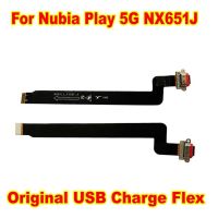 【⊕Good quality⊕】 gefeng บอร์ดซ่อมโทรศัพท์มือถือสำหรับ Zte Nubia Play 5G Nx651j ปลั๊ก Usb ชาร์จพอร์ตบอร์ดซ่อมโทรศัพท์มือถือสายแผงวงจรเคเบิลแบบยืดหยุ่นโทรศัพท์วงจรรวม