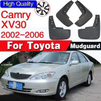 บังโคลนรถสำหรับ Toyota Camry 30 XV30 2002 2003 2004 2005 2006แผ่นบังโคลนกันสาดแผ่นกันโคลนอุปกรณ์ปกป้องรถบังโคลน