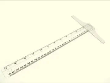 T-Ruler Transparent Plastic 30cm