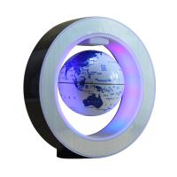 Round LED World Map Floating Globe Magnetic Levitation Light Anti Gravity Magic