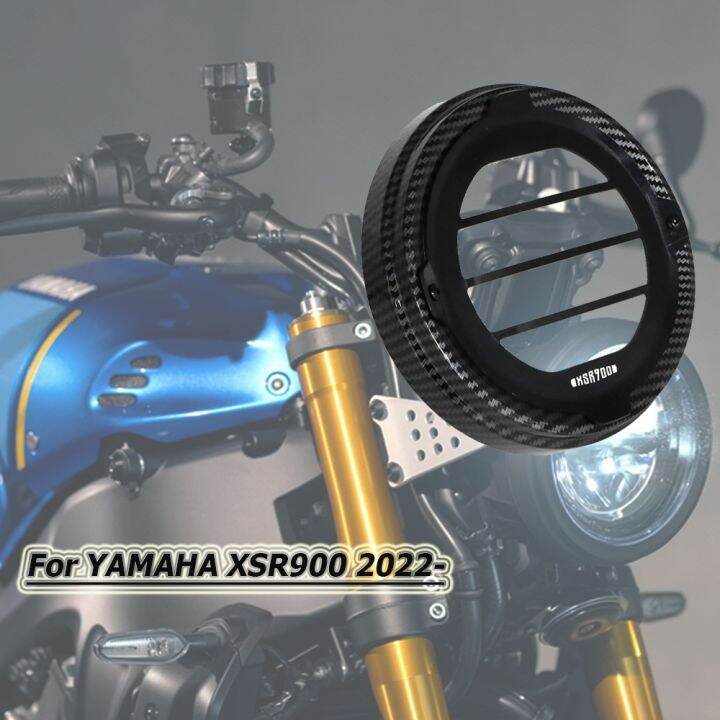 Motorcycle Headlight Protector Grill Light Lamp Cover Front LED