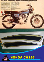 งานสติ๊กเกอร์ sticker for honda cg110-125