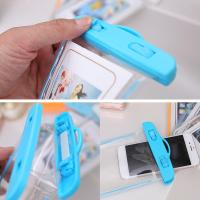 Universal Transparent Sealed Swimming Touch Screen Waterproof Phone Pouch Cover Beach N1S3