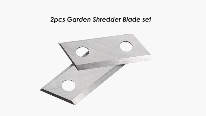 Tasp 2pcs Garden Shredder Blade Chipper