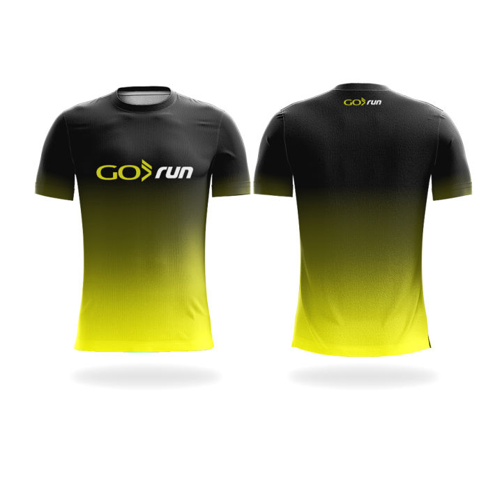 Kaos Baju Jersey Lari Running Runner Run Go For Fun Gym Fitnes Dry Fit