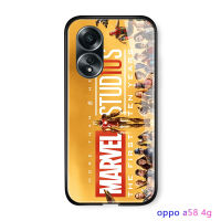 เคสโทรศัพท์พร้อมสำหรับเคสโทรศัพท์ OPPO A58 4G สุดคลาสสิคพร้อมเคสโทรศัพท์สำหรับเด็กชายสิบปีแรกเคสมันวาวกระจกเทมเปอร์ฝาหลัง