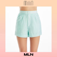 [MILIN] High waist side pockets shorts กางเกงขาสั้นพับขอบเอวสูง / MLN Fame Shorts