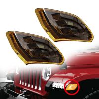 LED Turn Light Side Marker Front Turn Signal Lamps for Wrangler JL JT