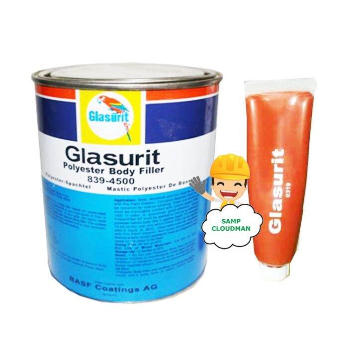 Glasurit Polyester Body Filler with Harderner 1 Liter Lazada PH