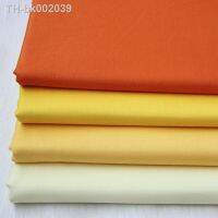 ∏✻ 100 cotton SOLID COLOR ORANGE YELLOW series twill cloth DIY for bedding cushions handwork patchwork quilting home decor tissue