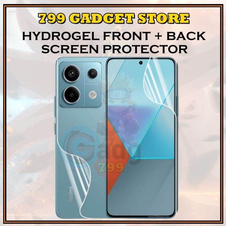 Hydrogel Front Back Screen Protector Xiaomi Redmi Note 13 Pro Redmi Note 13 Pro Redmi Hydrogel Front Back Screen Protector Xiaomi Redmi Note 13 Pro Redmi Note 13 Pro Redmi