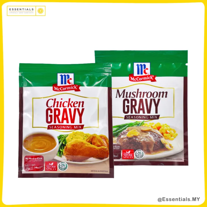 MCCORMICK Mushroom Gravy Chicken Gravy Seasoning Mix [HALAL] Lazada