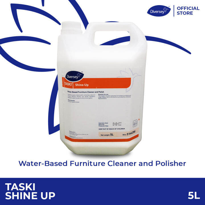 Diversey Taski Shine Up Furniture Polish Cleaner 5L Lazada PH