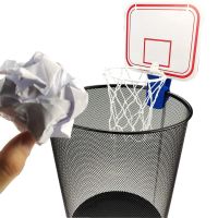 Sport Office Basketball Hoop Clip for Trash Can Basketball Game Small Basketball Board Clip for Waste Basket