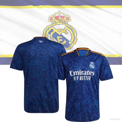 2021-22 Real Madrid F.C. Home Football Jersey Tshirt Tops La Liga Soccer Jersey Loose Sport Tee Plus size FTBL
