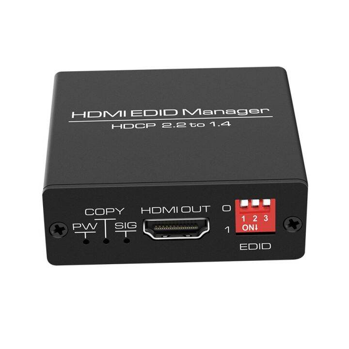 hdmi-edid-manager-emulator-ตัวแปลง2-2-hdcp-4k-60hz-เป็น1-4ตัวแปลง-hdmi-edid-ปัญหา2-0-hdmi-18gbps-cec-pass-through