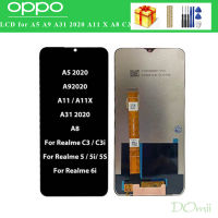 100% ผ่านการทดสอบ6.5นิ้วสำหรับ OPPO Realme C3 RMX2027จอแสดงผล LCD หน้าจอสัมผัส Digitizer ประกอบ Oppo A5 2020จอแอลซีดีสำหรับ Realme C3จอแอลซีดี