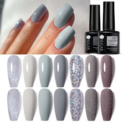 UR SUGAR 90 Colors Gary White Color Winter Nail Gel Polish Soak Off UV Nail Art Design Semi permanent Varnish All For Manicure