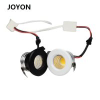 LED Mini COB Spotlight Star Ceiling Downlight 3W Cut Hole 30mm Black White Silver Body AC 110V 220V Dust-proof Anti-fog